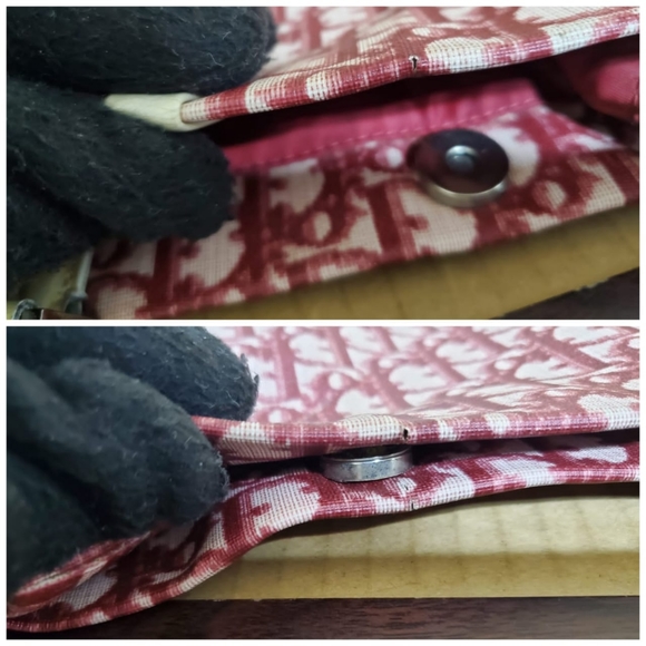 Authentic Christian Dior Monogram Trotter Book Tote Raspberry - Picture 7 of 11